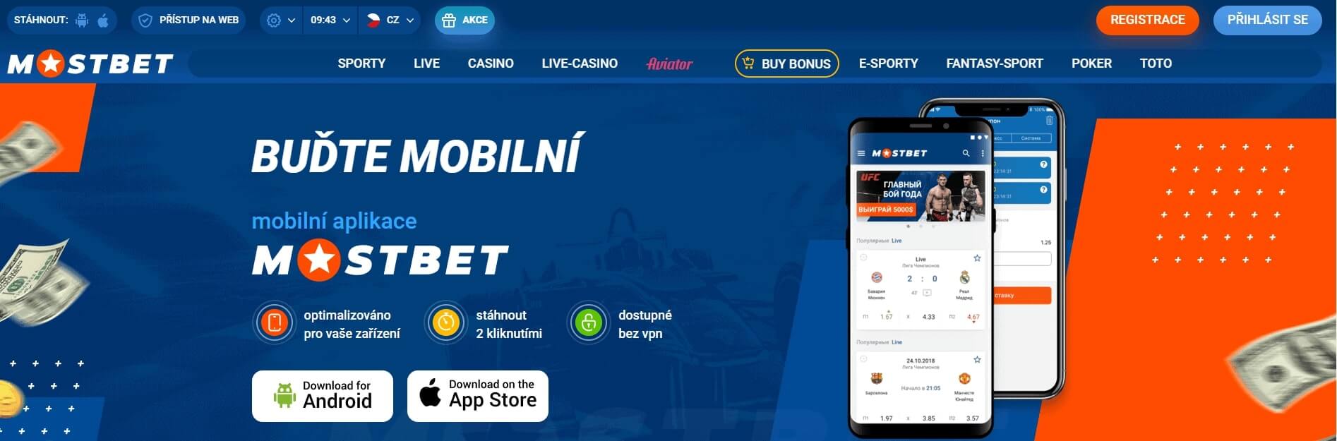 Mobil Mostbet